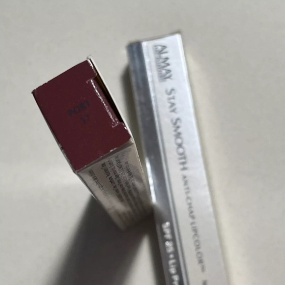 2x ALMAY Stay Smooth Anti-Chap Lipcolor with SPF 25 - Lip Protectant #37 PORT - Picture 1 of 7